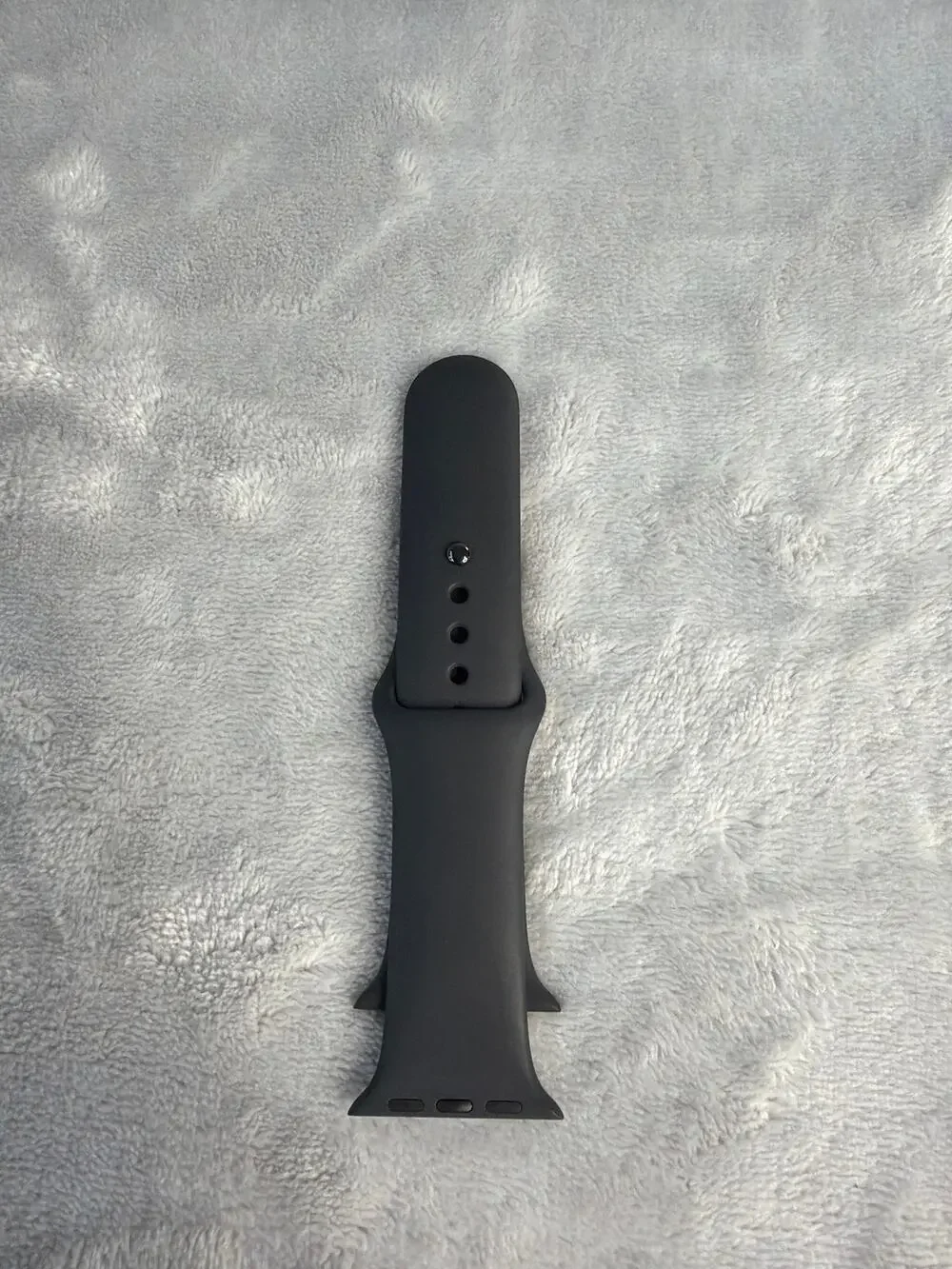 Authentic Apple Watch Sport Band Midnight Black 40mm S/M Pin Tuck Strap